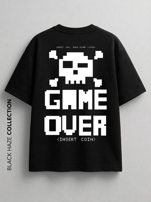 GAME OVER T-Shirt by BLACK HAZE image 1