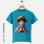 Luffy Keffiey T-Shirt By BLACK HAZE image 3