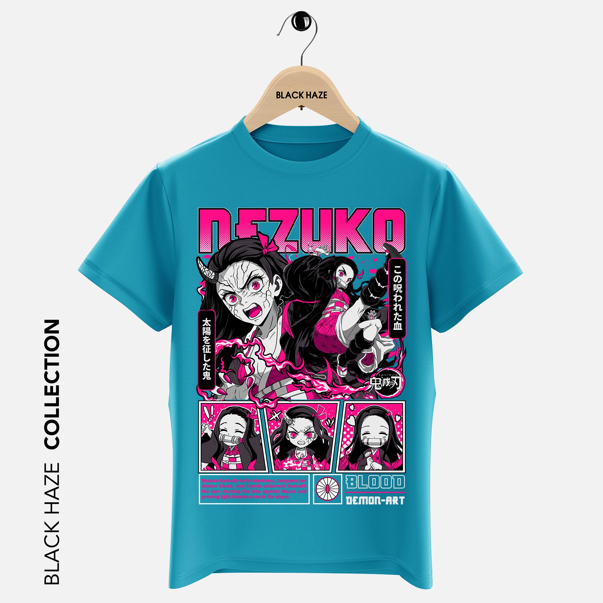 NEZUKO ART T-Shirt By BLACK HAZE image 2