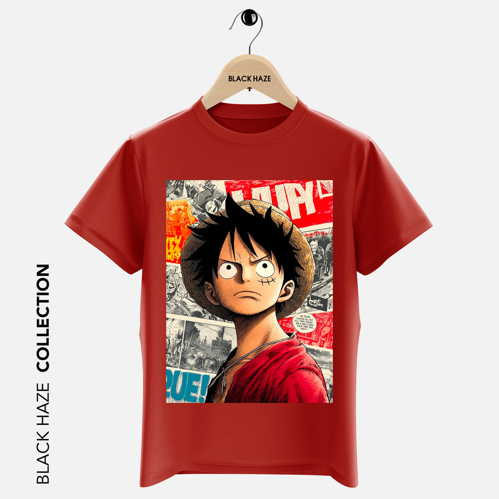 Luffy NP T-Shirt By BLACK HAZE image 3