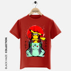 PikachuRuto T-Shirt By BLACK HAZE image 2