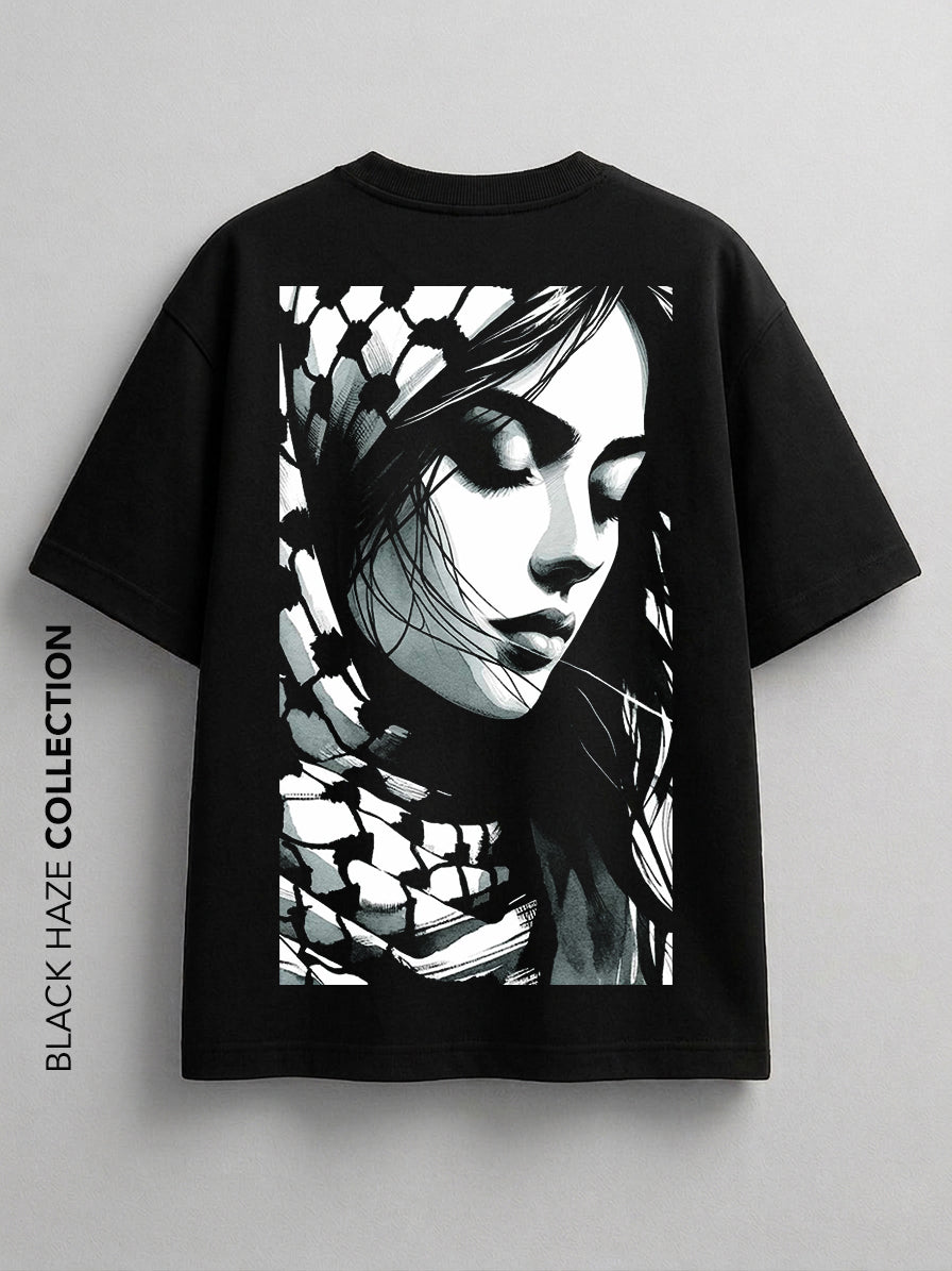 Lady Keffiya T-Shirt by BLACK HAZE image 1