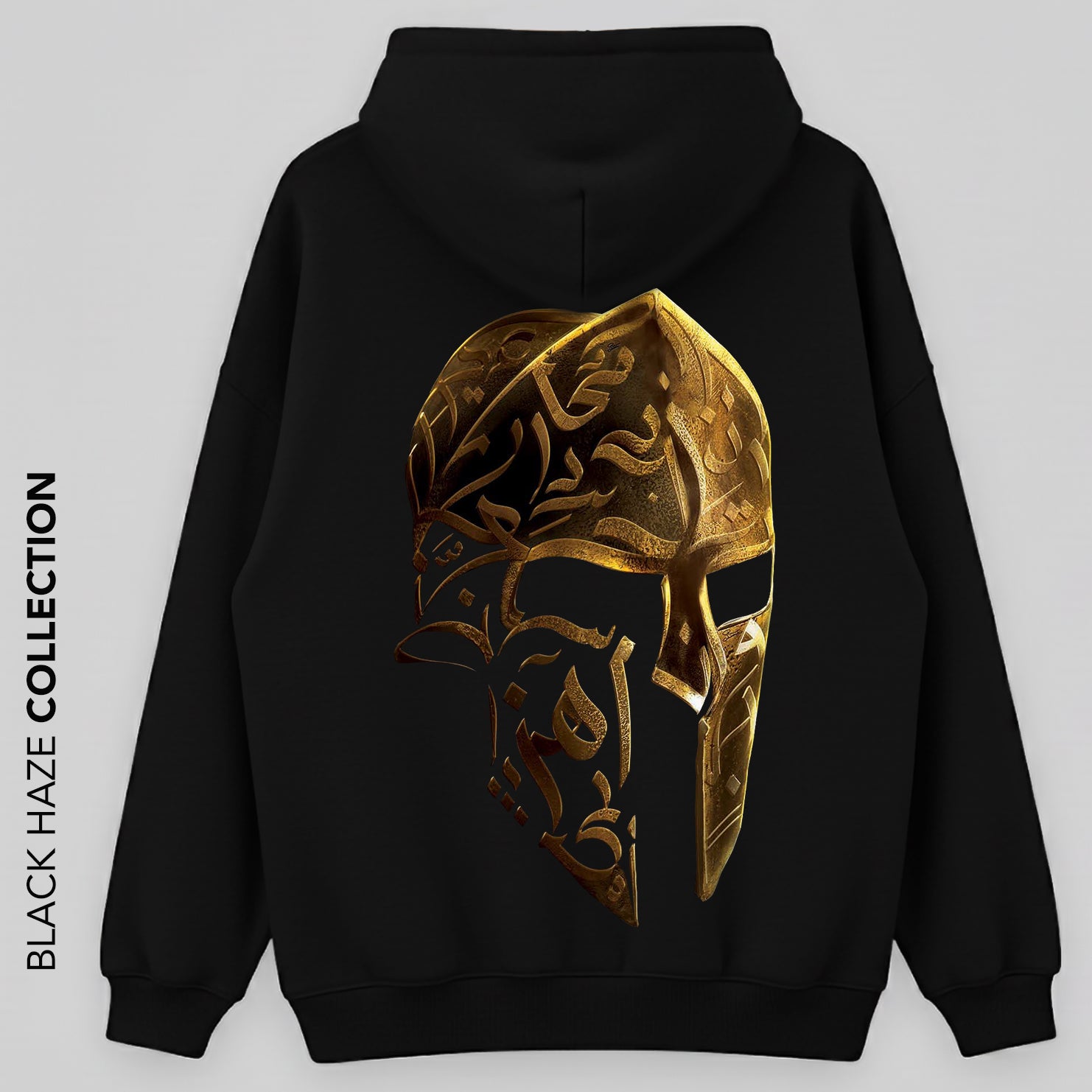 CALIGRAPHY H Oversize Capuche 100% Coton By BLACK HAZE image 0