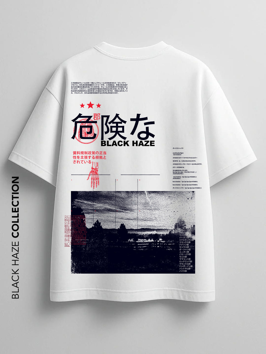 Japan River T-Shirt by BLACK HAZE image 1