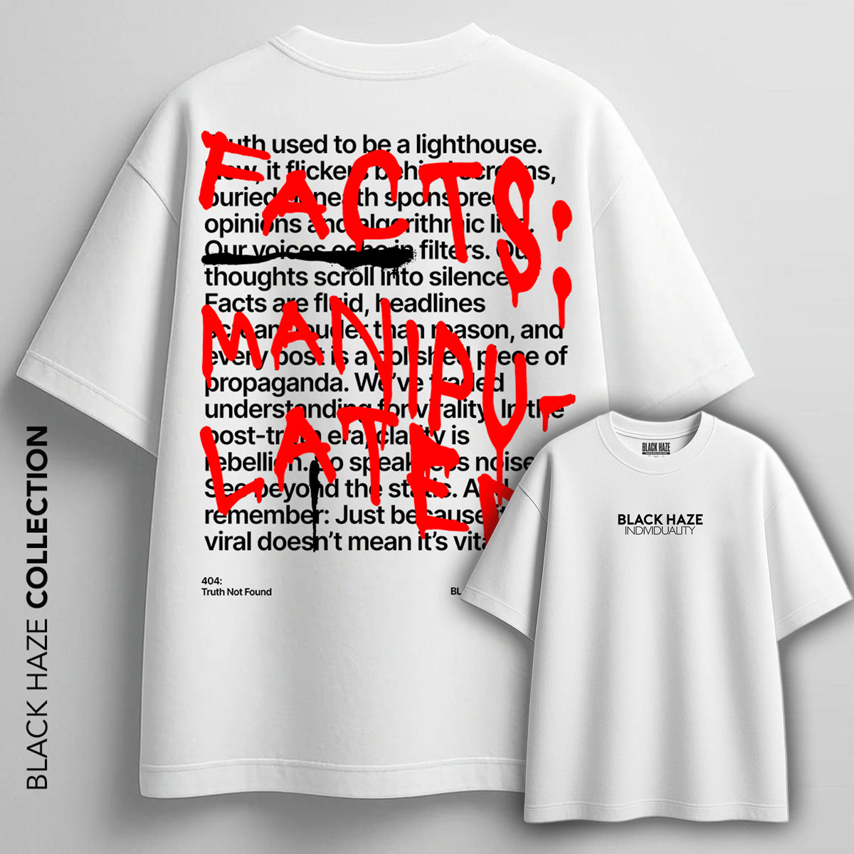 Facts T-Shirt by BLACK HAZE image 0