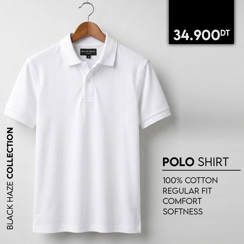 Polo en Maille Piquée by BLACK HAZE