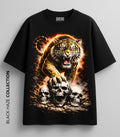 Tiger Skulls T-Shirt by BLACK HAZE