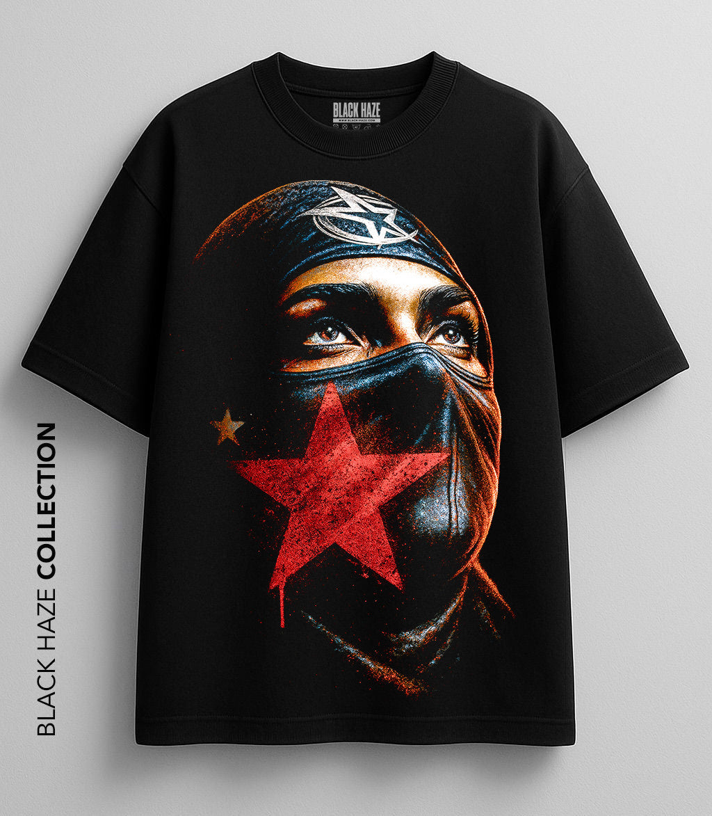 RedStar MASK T-Shirt by BLACK HAZE
