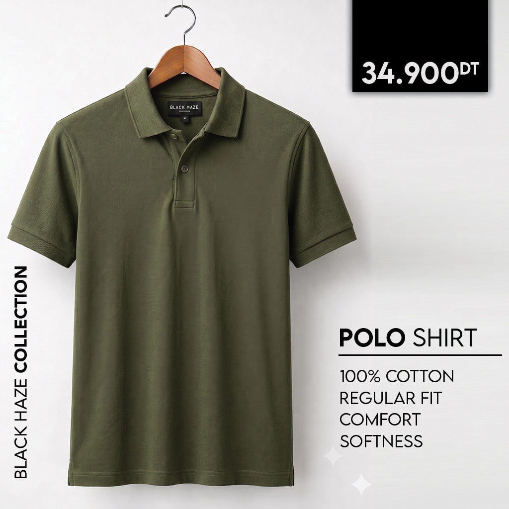 Polo en Maille Piquée by BLACK HAZE
